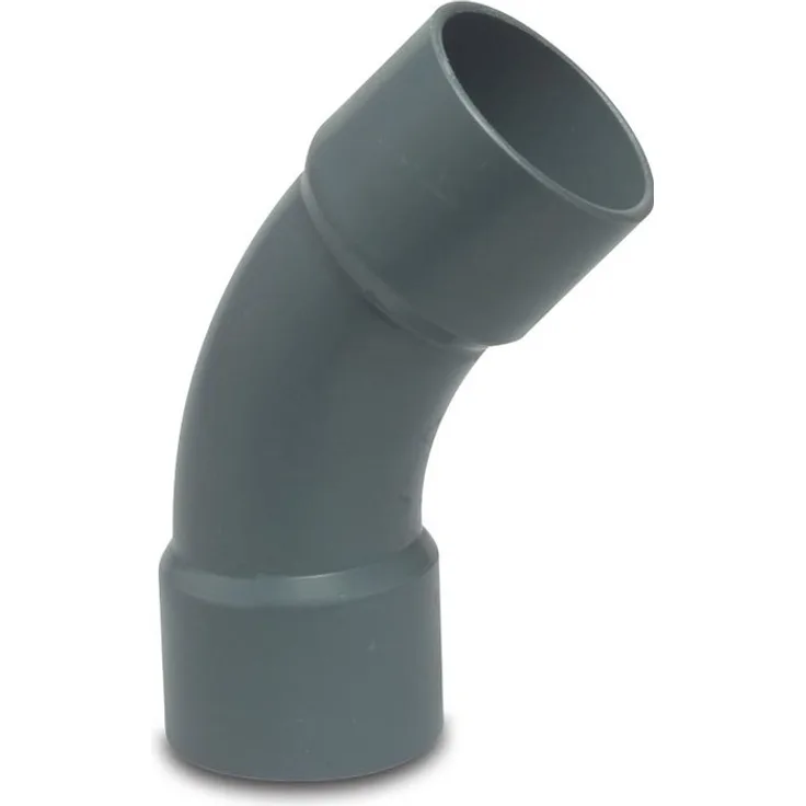 mega Bogen 45° PVC-U 50 mm Klebemuffe