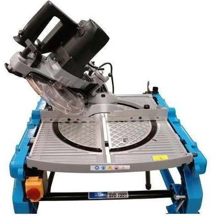 Güde 55173 GFO 1801 Tisch Kapp Gehrungssäge (1800W, Sägeblatt Durchmesser 254mm, Hartmetallsägeblatt, Schwenktisch) – Bild 2