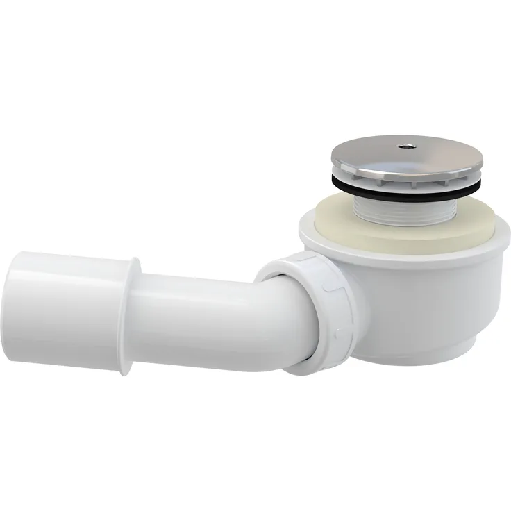 AlcaPlast A471CR-50 Ablaufgarnitur Dusch Ablauf ø 50 mm Abfluss Siphon Abdeckung verchromt
