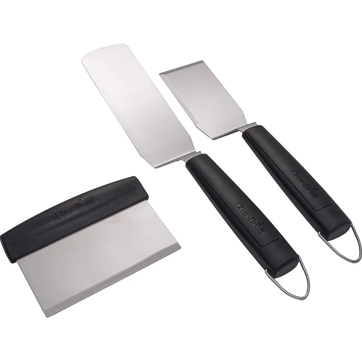 Char-Broil 140 022 Grillbesteckset Grillwerkzeug, 3 Stück