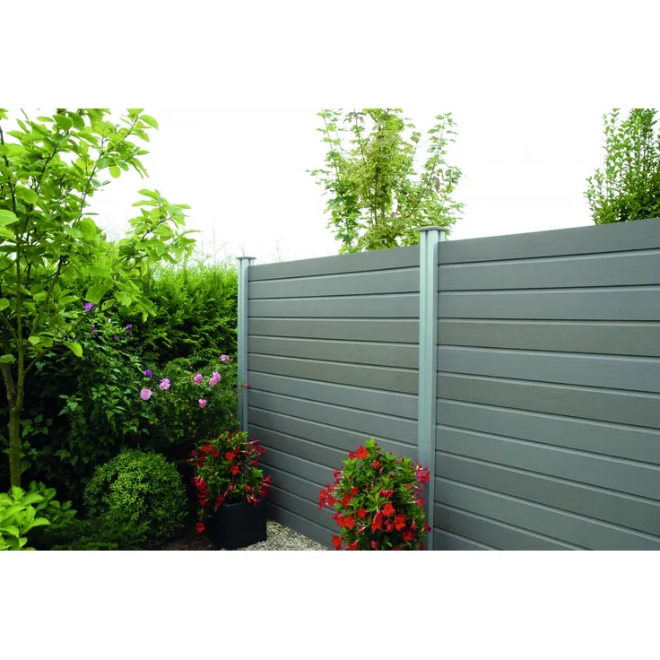 Osmo Sichtschutzelement Multi-Fence'' ''184 x 186 cm (B x H), Grundelement, hellgrau''''