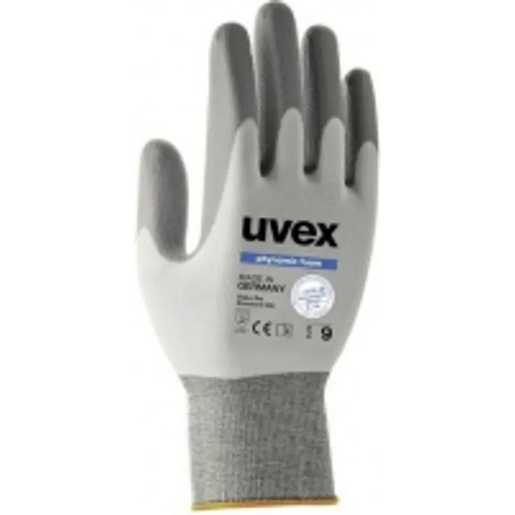 Uvex phynomic Foam - Leichte Arbeitshandschuhe f. Damen und Herren - Gr 09
