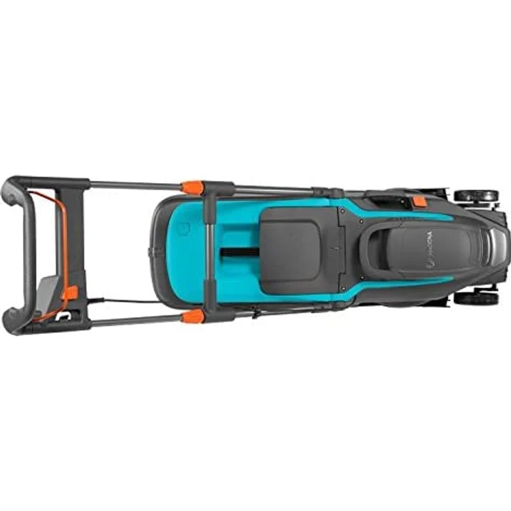 GARDENA PowerMax 1600/37 Elektrorasenmäher: Rasenmäher bis 500 m², 37 cm Schnittbreite, 45 l Fassungsvolumen, Schnitthöhe 20-60 mm, klappbares Gestänge, ergonomischer Handgriff (5037-20) – Bild 4