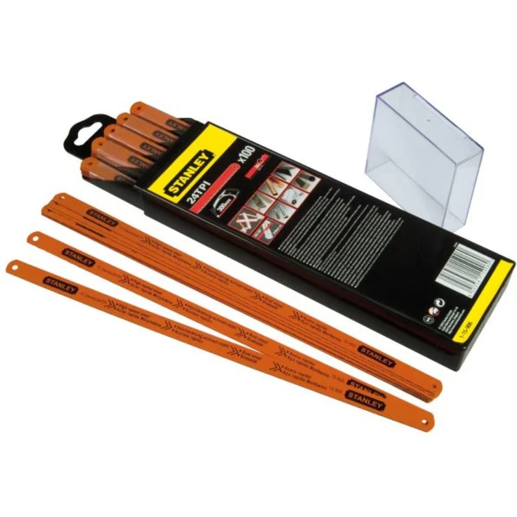 Stanley Metallsägeblatt HSS Molybdän Rubis (für alle Materialien, 24 Zähne-Inch, 2 Stück) 0-15-906