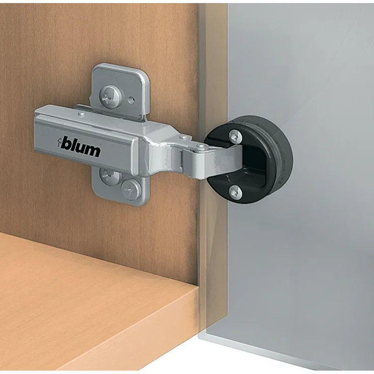 Blum CLIP top Scharnier 94°, Glastürscharnier, Schließautomatik, vernickelt Mittel - Blum