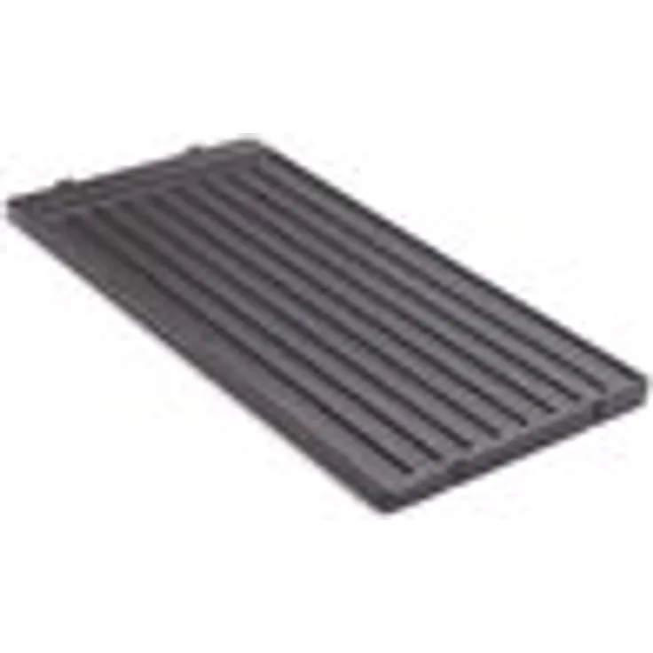 Broil King 11239 Grillplatte, Edelstahl, Gusseisen, B 48,9 cm, schwarz