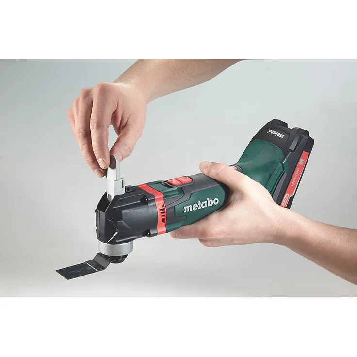 Metabo 613021510 MT 18 LTX Akku-Multitool 18V MT18LTX Compact, Schwarz, Grün, Rot – Bild 3