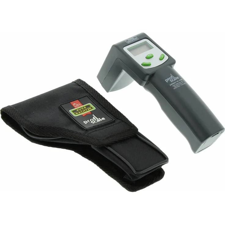 BURG-WÄCHTER Temperatur-Messgerät ENERGY PS 7420, grün-grau misst auf Distanz mittels Infrarottechnik & Laserpeilung unter anderem Wärmebrücken in Haus-Wohnung, Temperierung von Aggregaten und Leistungen von Klimaanlagen, Messbereich: - 20 bis 330 Gra