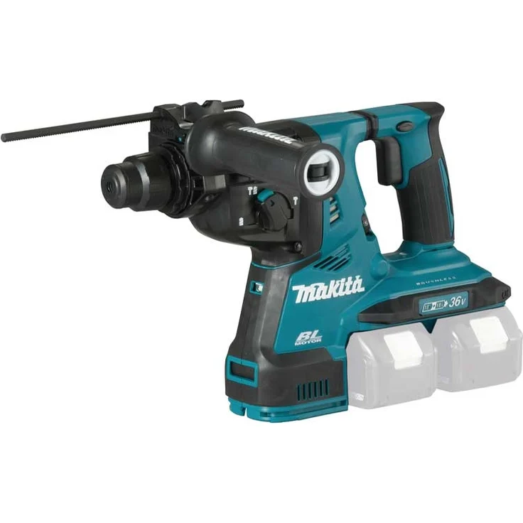 Makita DHR280ZJ 2x18V SDS-Plus Akku-Kombi-Hammer - ohne Akku ohne Ladegerät mit Koffer – Bild 2