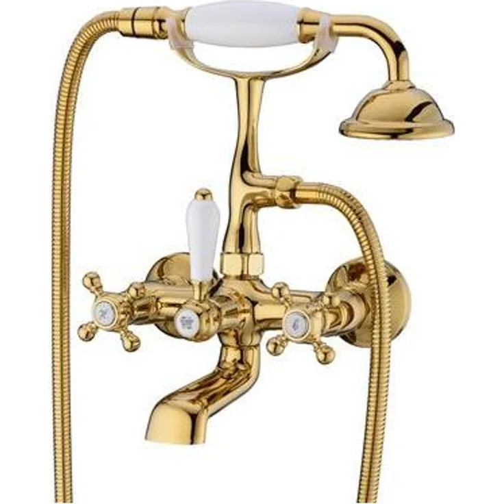 Retro-Zweigriff-Wandarmatur KINGDOM GOLD