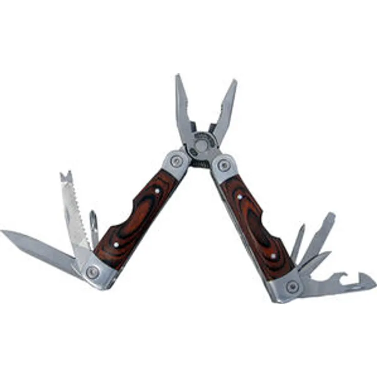 Projahn Multitool mit Projahn Logo, braun/silber
