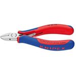 KNIPEX 77 02 115 Elektronik-Seitenschneider mit Mehrkomponenten-Hüllen 115 mm