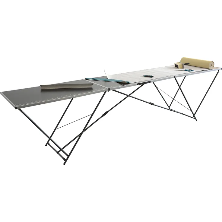 Lehnartz Tapeziertisch Deco Prince 300 x 60 x 78 cm ( L x B x H), Aluminium