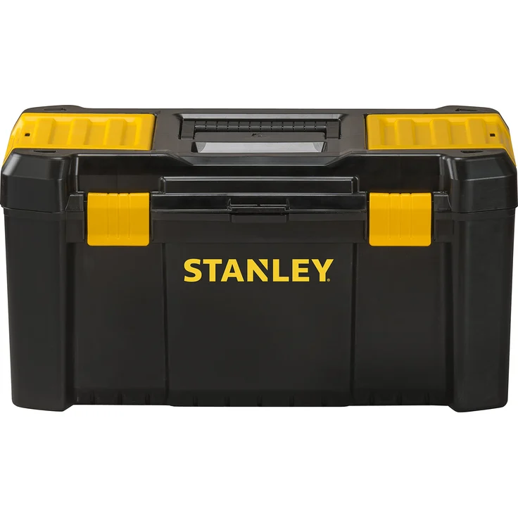 Stanley Kunststoff-Werkzeugbox-kasten (19 Zoll, mit Kunststoff-Schliessen und Organizern, entnehmbarer Trage) STST1-75520 – Bild 1