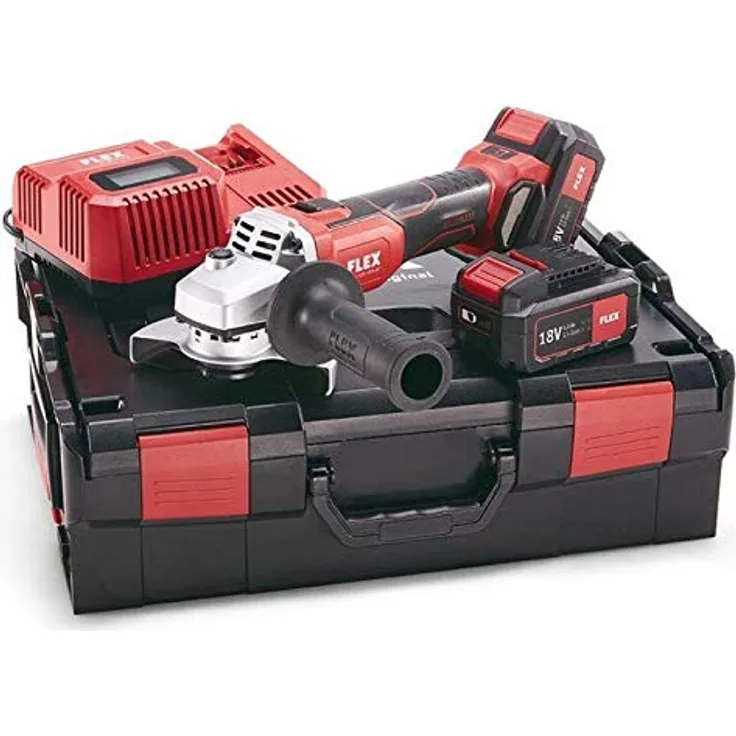 Flex Akku-Winkelschleifer L 125 18.0-EC-5.0 Set Winkelschleifer 125 mm, 18,0 V, 5 Ah, M14 417947 125 mm Akku