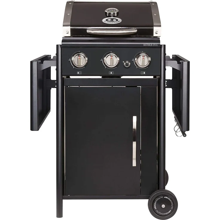 Outdoorchef Australia Gasgrill, schwarz – Bild 2