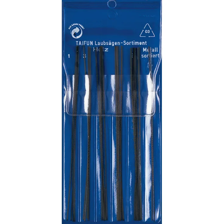 Laubsägeblätter-Set für Holz und Metall