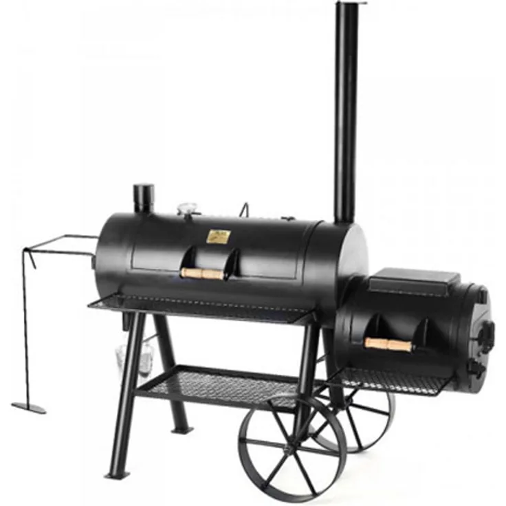 Joes Barbeque Holzkohlegrill Smoker 16 Reverse Flow, 210 kg, Grillfläche 40 x 40 cm