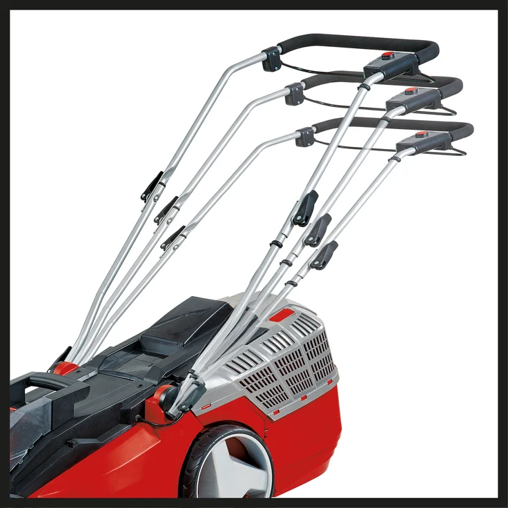 Einhell GE-CM 43 Akku-Rasenmäher Li M Kit Power X-Change - Li-Ion, 36 V, bis 600 m², 43 cm Schnittbreite, 6x Höhenverstellung, inkl. 2 x 4,0 Ah-Akku und 2 x Ladegerät – Bild 6