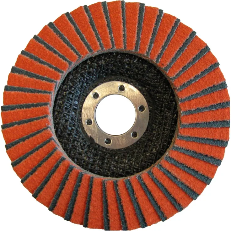 Norton Fächerscheibe, orange, 125 x 22 mm, 60er-Körnung