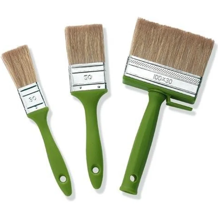 Color-Expert Pinsel-Set, 3-teilig Reine PET-Borste, Kst.-Stiele