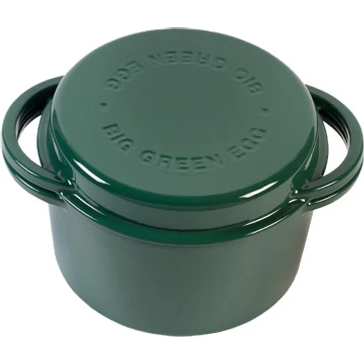 Big Green Egg Dutch Oven Grün rund
