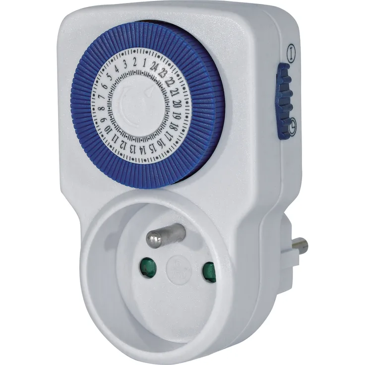 Brennenstuhl Timer Mechanische Tages, Weiß, 1506361