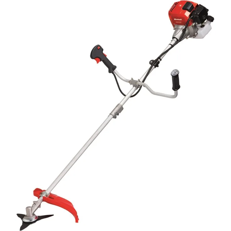 Einhell Benzin Sense GC-BC 52 I AS (1,5 kW, vibrationsarmer 2-Takt-Motor, Quick Start, inkl. 3-Zahn-Messer und Doppelfadenspule mit Tippautomatik)