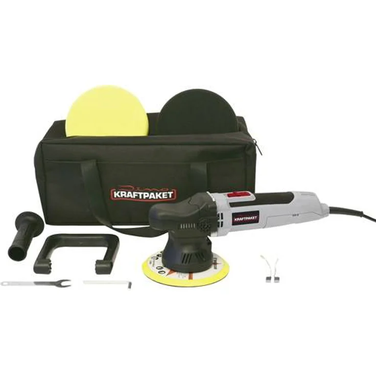 DINO KRAFTPAKET 640220 Exzenterpoliermaschine 230V 650W 1600 - 6400 U/min 160mm – Bild 1