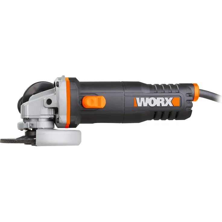 WORX WX712 Winkelschleifer 125mm, 860 W Kompaktes Schleifgerät mit verstellbarem Griff plus vibrationsfreiem Zusatzhandgriff zum Schleifen und Schneiden 125 mm Netz
