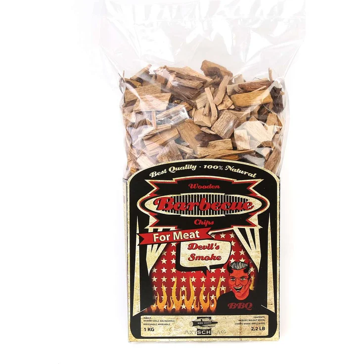 Axtschlag Smoking Chips Devil Smoke Räucherholz Räucherchips 1 kg 100G00M1500V – Bild 1