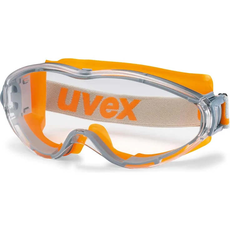 Uvex Ultrasonic Supravision Excellence Schutzbrille - Transparent-Grau-Orange