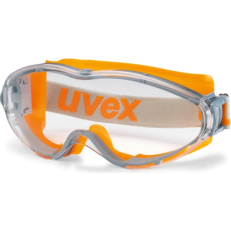 Uvex Ultrasonic Supravision Excellence Schutzbrille - Transparent-Grau-Orange – Bild 1