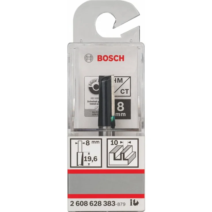 Bosch Professional Nutfräser Standard for Wood (für Holz, Ø 10 mm, Arbeitslänge 20 mm, Zubehör Handfräse) – Bild 3