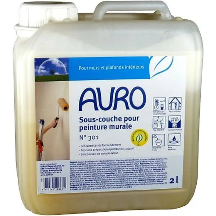 Glatter Voranstrich für Wandfarbe 2L - N°301 - - Auro