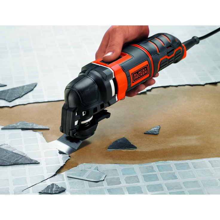 Black plus Decker Multifunktionsgerät MT300KA Mit Adapter für Universalzubehör anderer Hersteller und umfangreichem Zubehör Zubehörwechsel auf Knopfdruck – Bild 6