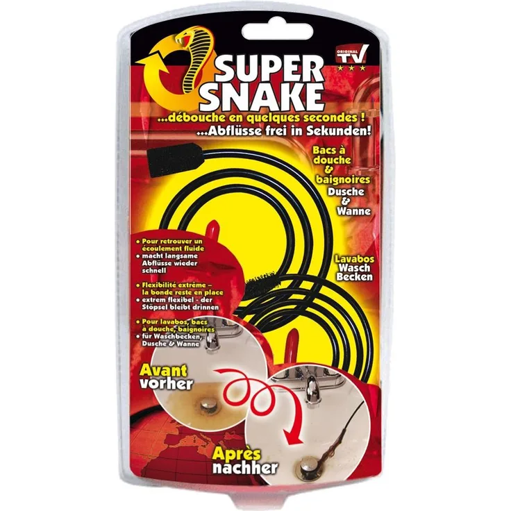 Broszio Rohrreinigerbürste Set Super Snake