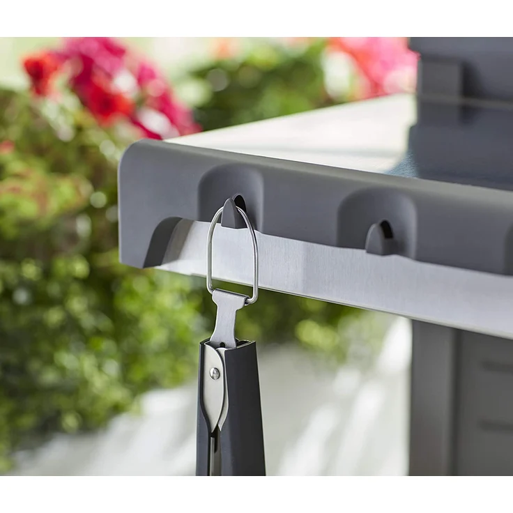 Weber 6610 Premium Grillzange, Edelstahl, 43,5 cm, Breite: 4,5 cm, H”he: 4 cm – Bild 3