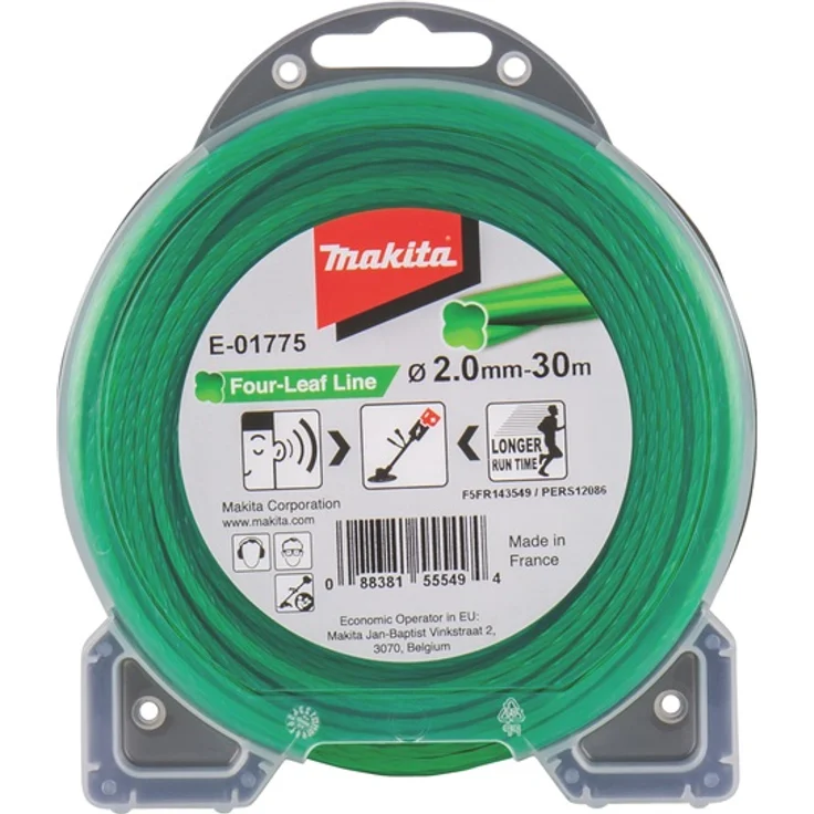 Makita Mähfaden Four Leaf 2,0 mm, 30 m E-01775 – Bild 1