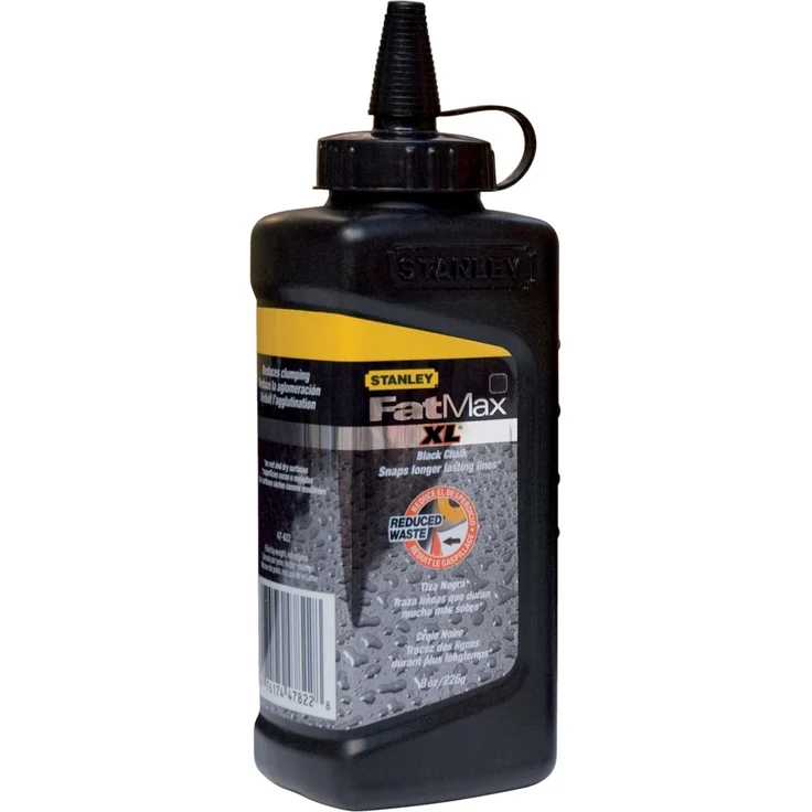 STANLEY FatMax PRO 1-47-822 Schlagschnurkreide 225 g Schlagschnur schwarz
