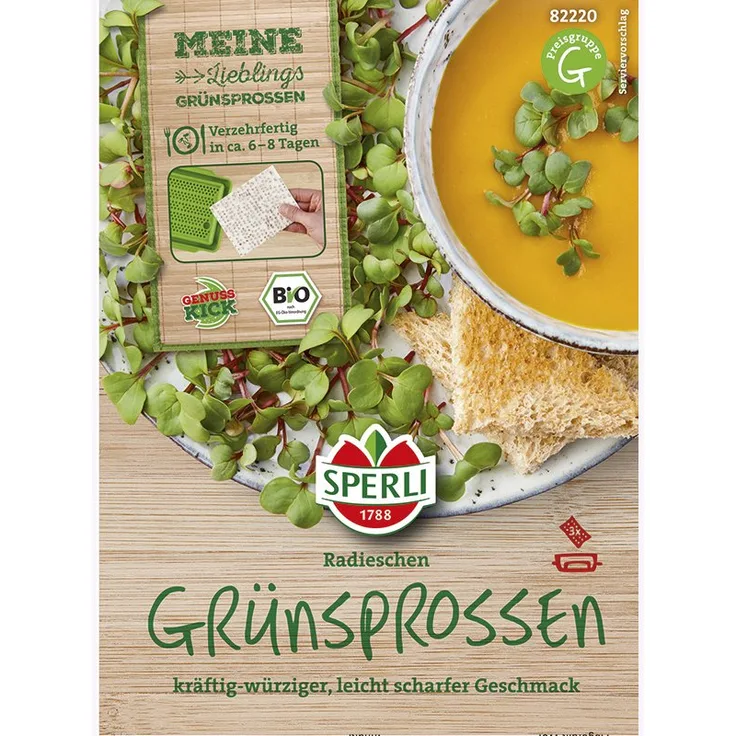 Sperli MicroGreen Garden Bio-Radieschen Nachfüllpads 3 Stück