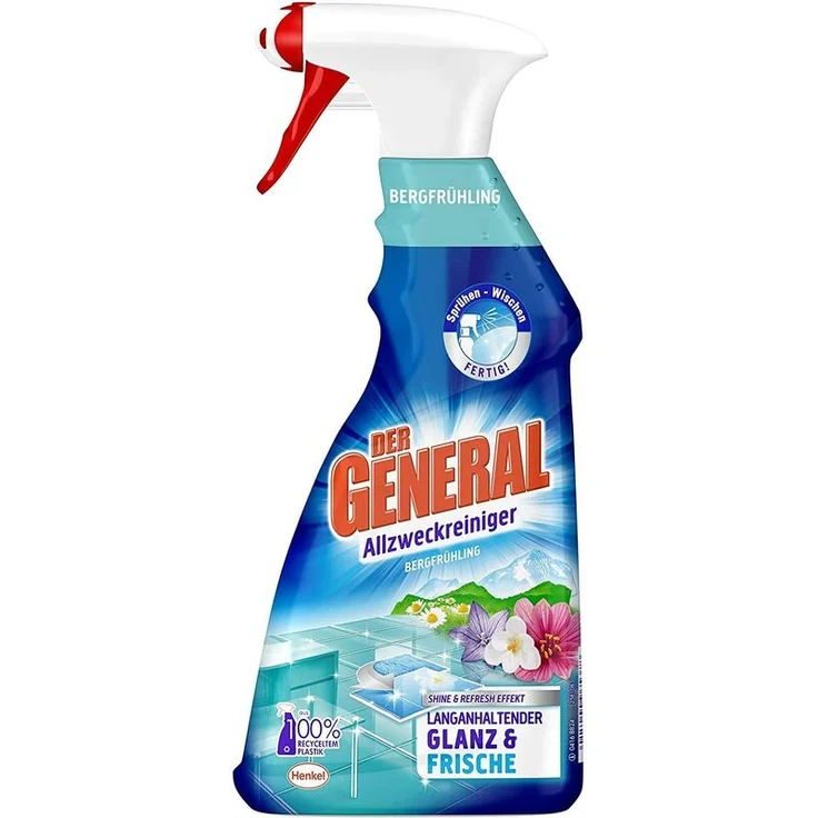 Der General Universal Bergfrühling Allzweckreiniger Reinigungs Spray 500ml – Bild 1