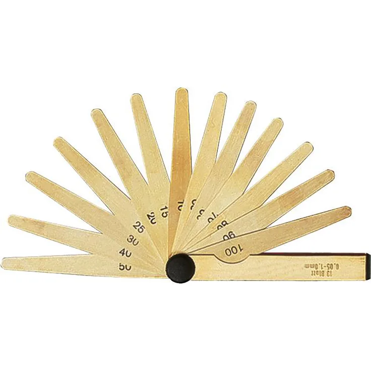 FORMAT Präzisions Fühlerlehre 20Bl. 0 05-1,0mm Messing