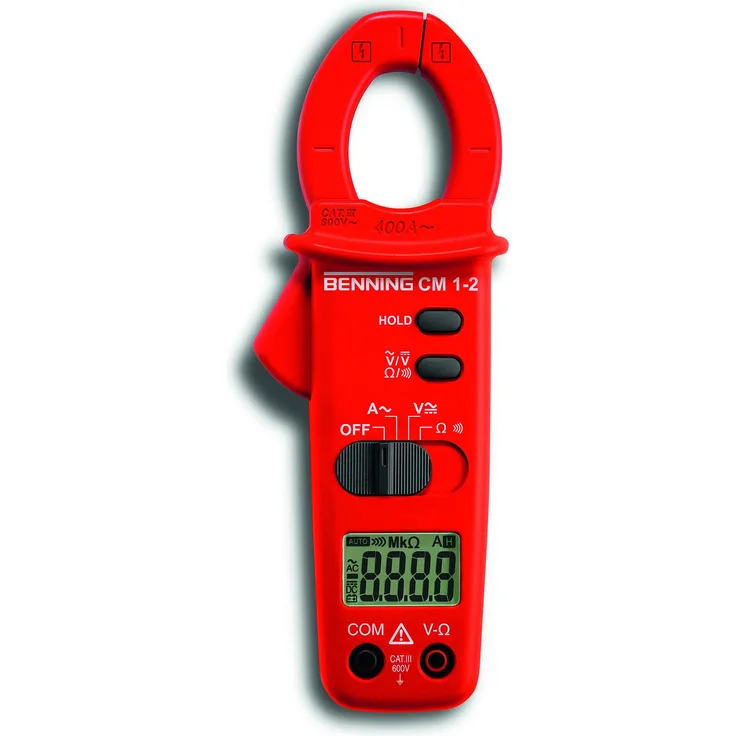 BENNING 044062 CM 1-2 Dig.-Stromzangen-Multimeter, 400 A AC