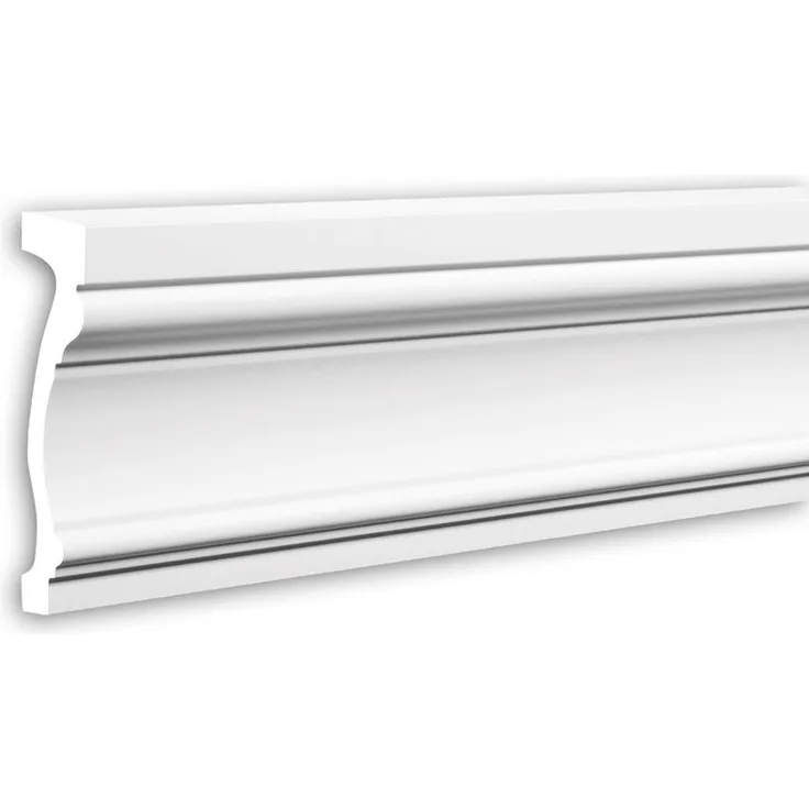 Profhome Decor - Gewände 484002 Fassadenprofil Stuckleiste Fassadenelement Neo-Klassizismus-Stil weiß 2,3 m