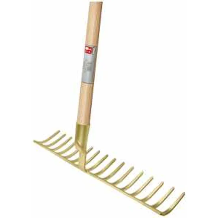 Idealspaten Straßenrechen 14 Zinken Arbeitsbreite 455 mm mit Langstiel