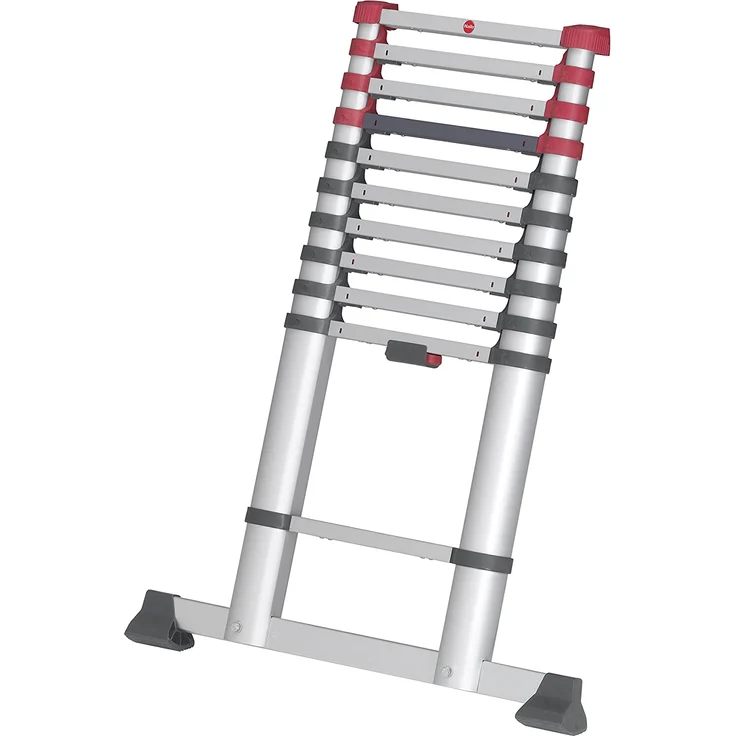 Hailo FlexLine, Alu-Sicherheits-Teleskopleiter, 11 Sprossen – Bild 1