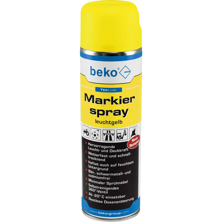 beko Markierspray TecLine 500 ml Leuchtgelb