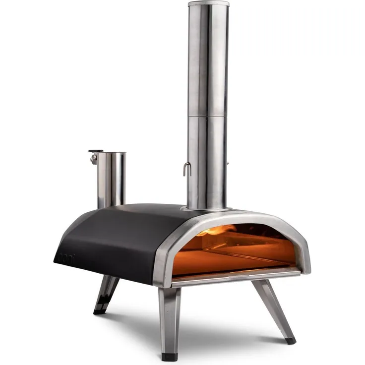 Ooni Fyra UU-P0AD00 Outdoor-Pizzaofen, Grillfläche 33 x 33 cm für 2-3 Personen