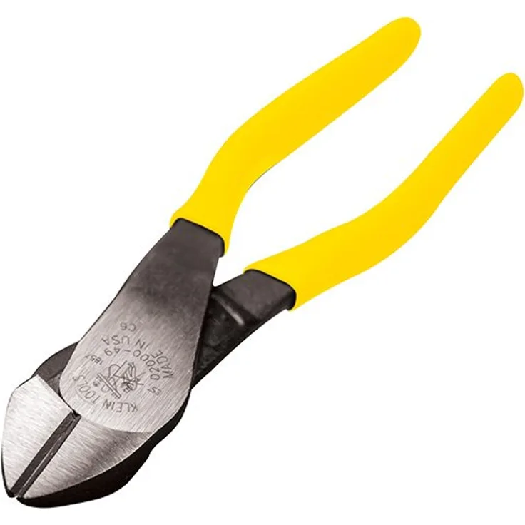 Klein Tools d200049 Seitenschneider mit abgewinkelter Kopf, 9 Zoll